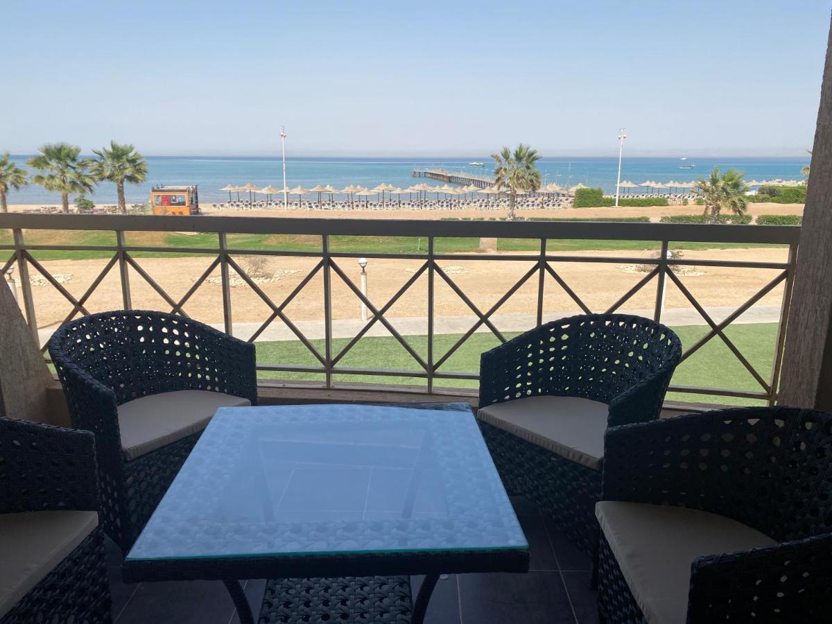 Porto South Beach Royal Sea View Families صف اول بحر مباشر アインソフナ 部屋 写真
